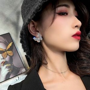 New 925 Sterling Silver/gold plated 🦋 Earrings